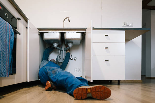 Professional Drain Cleaning technician working in Bellarthur, NC